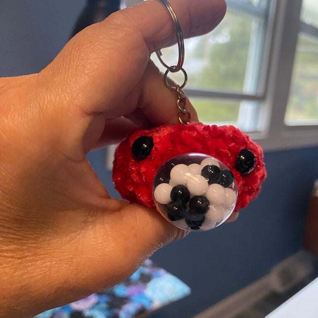 blob ball keychain