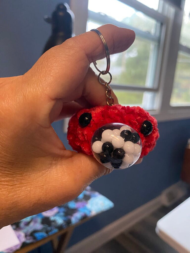 blob ball keychain