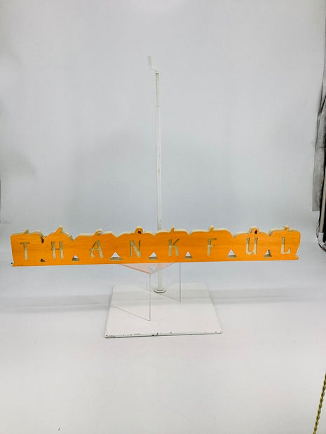 Thankful Shelf Sitter Orange