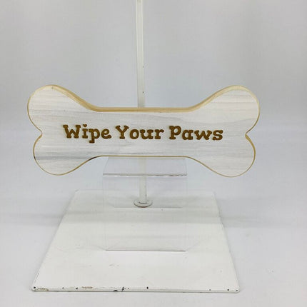 Wipe Your Paws Sign
