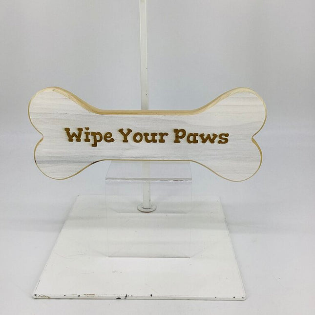 Wipe Your Paws Sign