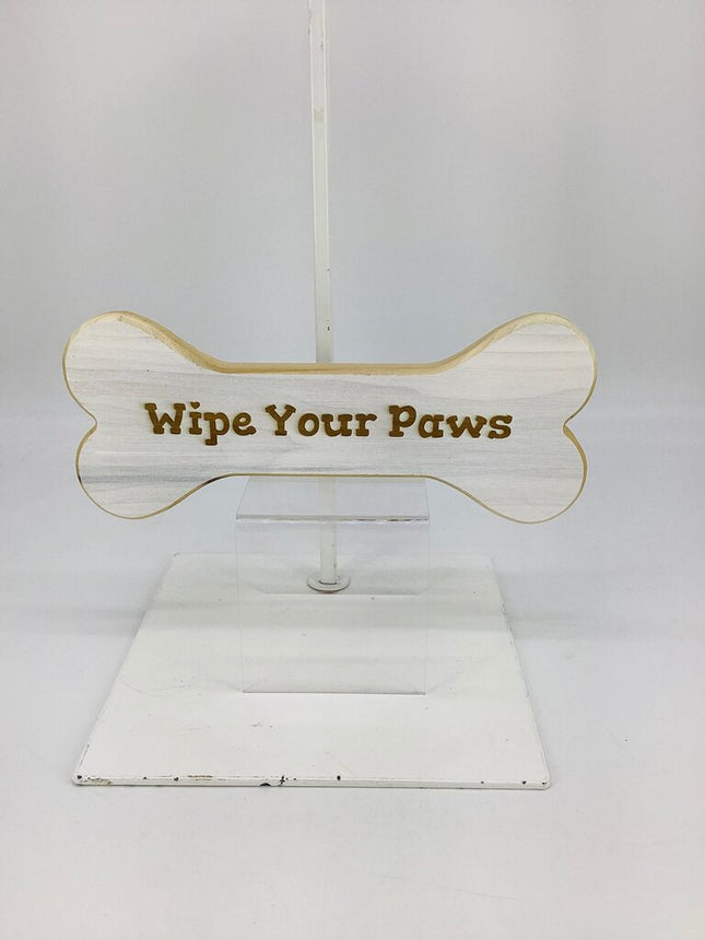 Wipe Your Paws Sign