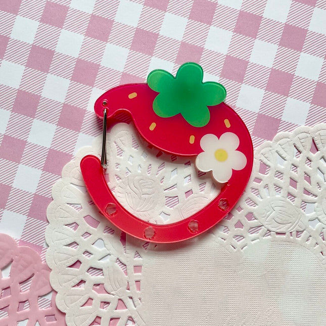 Strawberry Carabiner