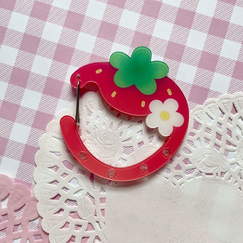 Strawberry Carabiner