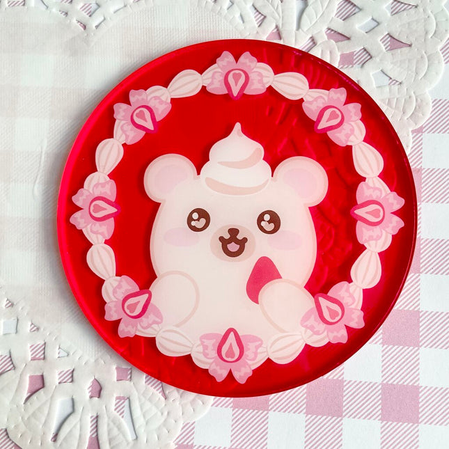 Strawbearies & Cream Coaster