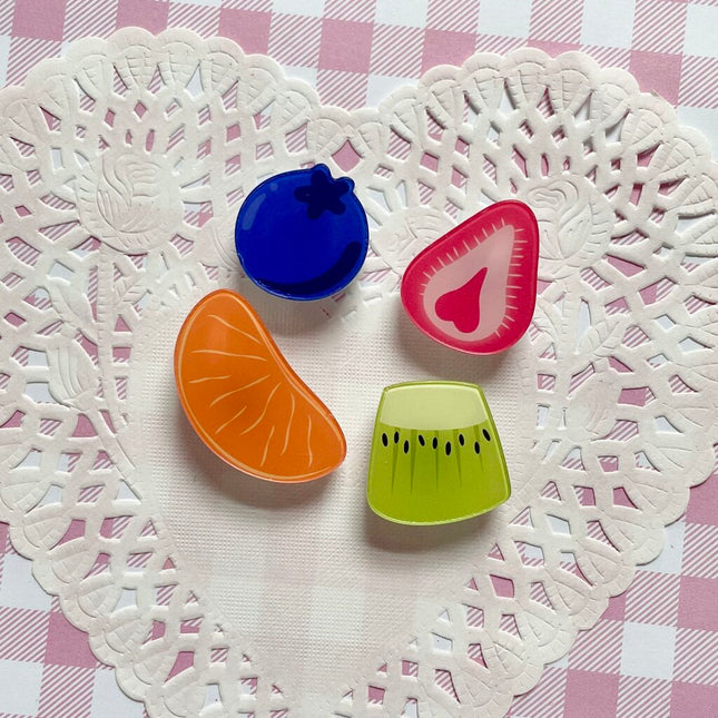 Fruit Salad Shoe Charm Set