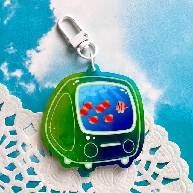 Frutiger Aero Liquid Glitter Charm