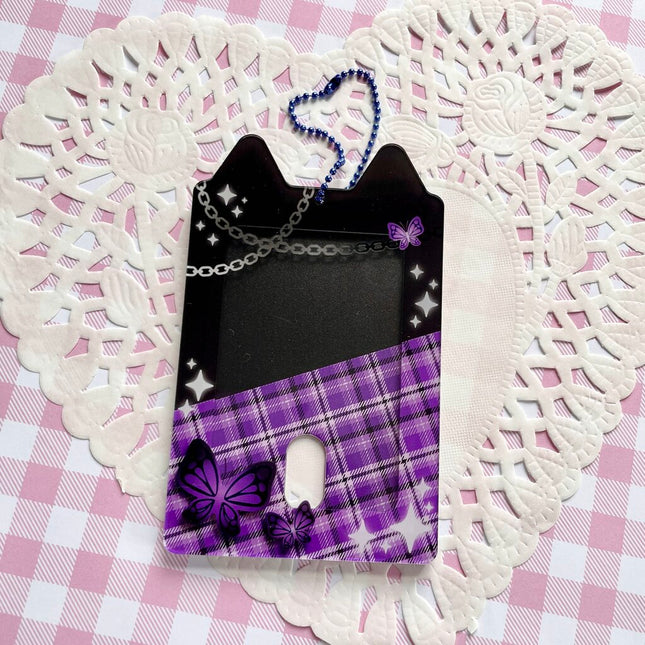 Black and Purple Photocard Holder