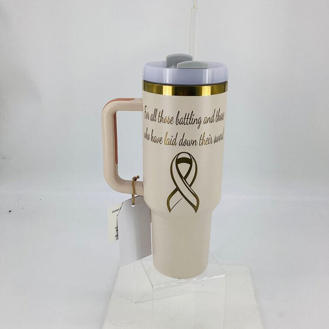 40 oz Tumbler Breast Cancer