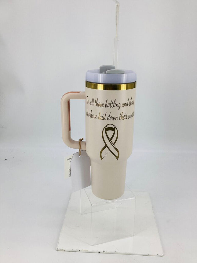 40 oz Tumbler Breast Cancer