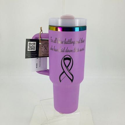 40 oz Tumbler Pancreatic Cancer