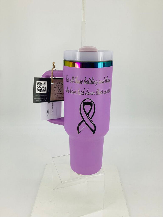 40 oz Tumbler Pancreatic Cancer