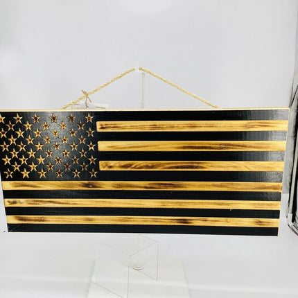 American Flag Black