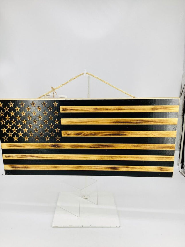American Flag Black