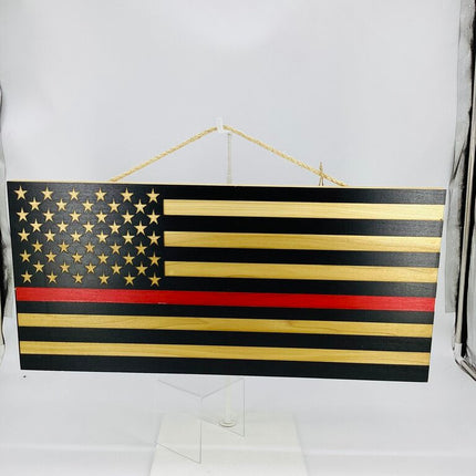 American Flag Red Line