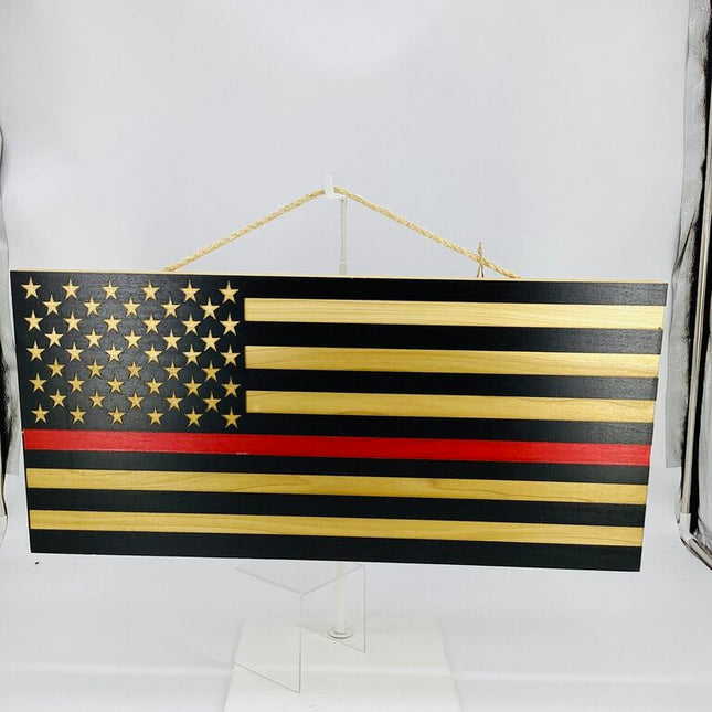 American Flag Red Line