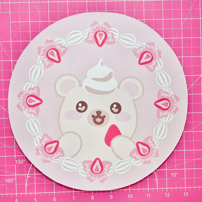 Strawbearies & Cream Mouse Pad