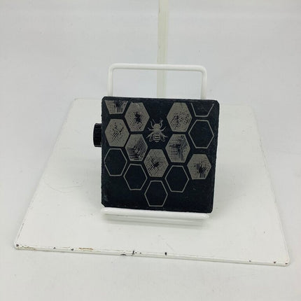 Slate Coaster Square Bees