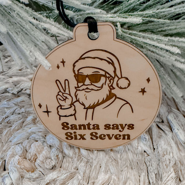 Funny Santa Ornament