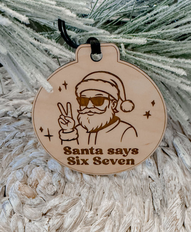 Funny Santa Ornament