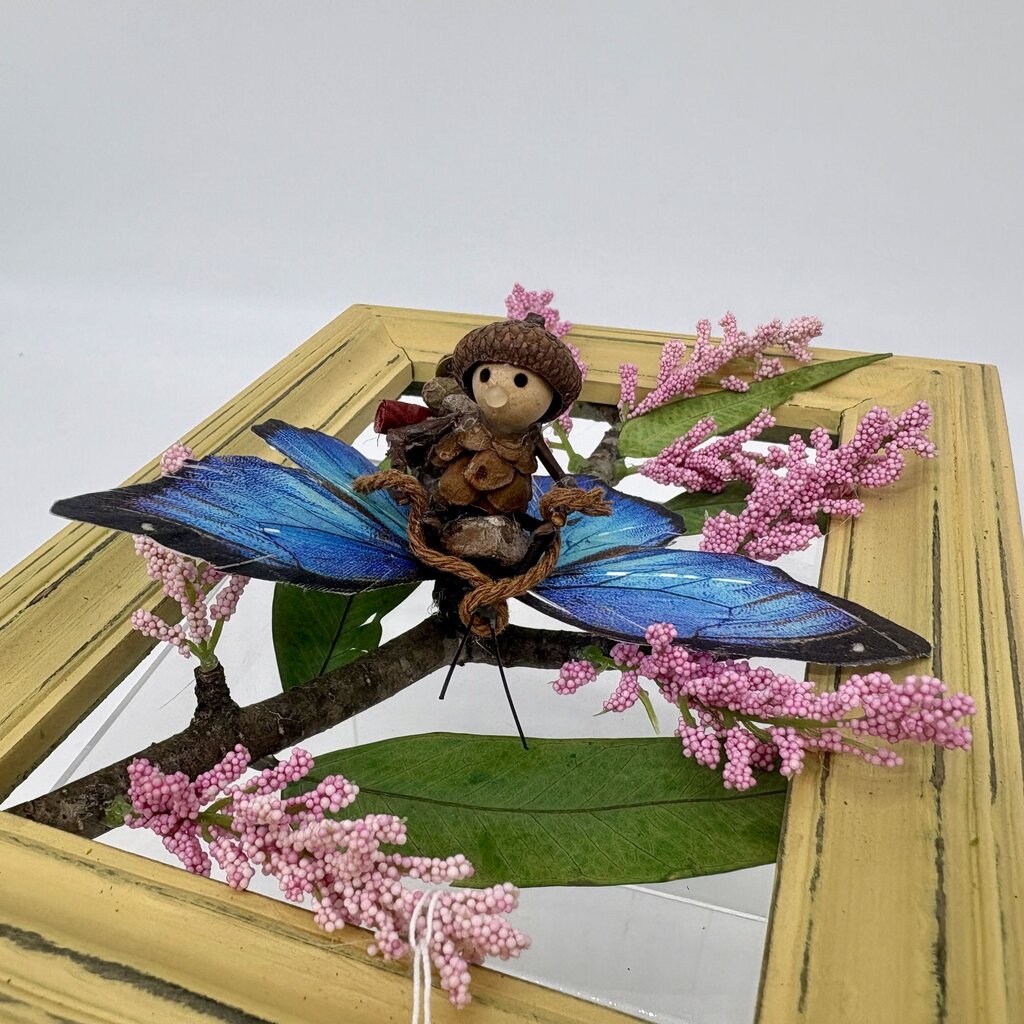 Woodlander and Butterfly Picture Frame