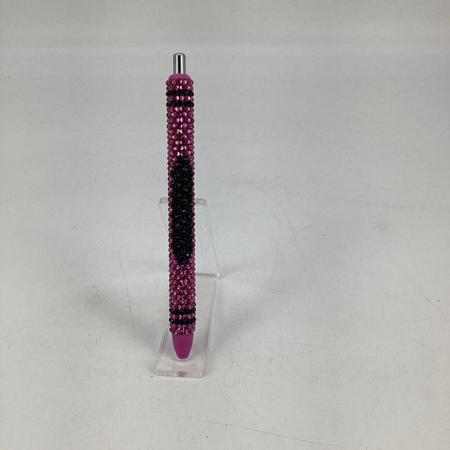 Fuchsia Crayon Rhinestone Pen
