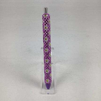 Light Amethyst Daisy Rhinestone Pen