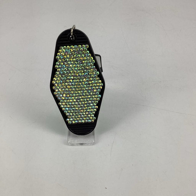 Crystal AB Rhinestone Hotel Fob Keychain