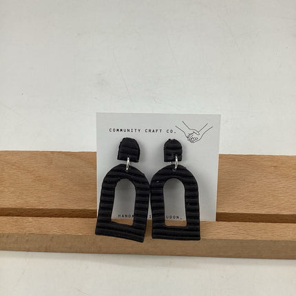 Black Striped Arches