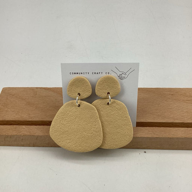 Large Tan Dangles