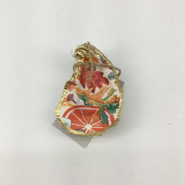 Oyster Dish Autumn Floral