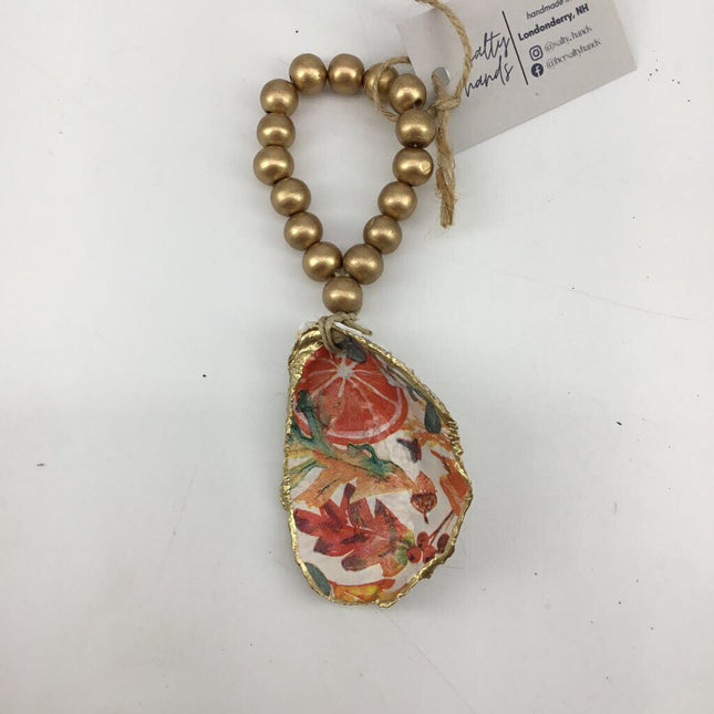 Oyster Ornament Autumn Floral