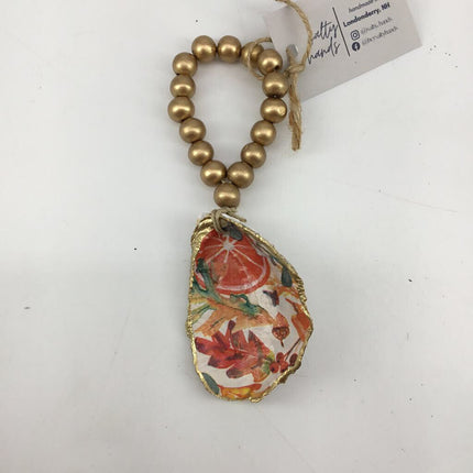 Oyster Ornament Autumn Floral