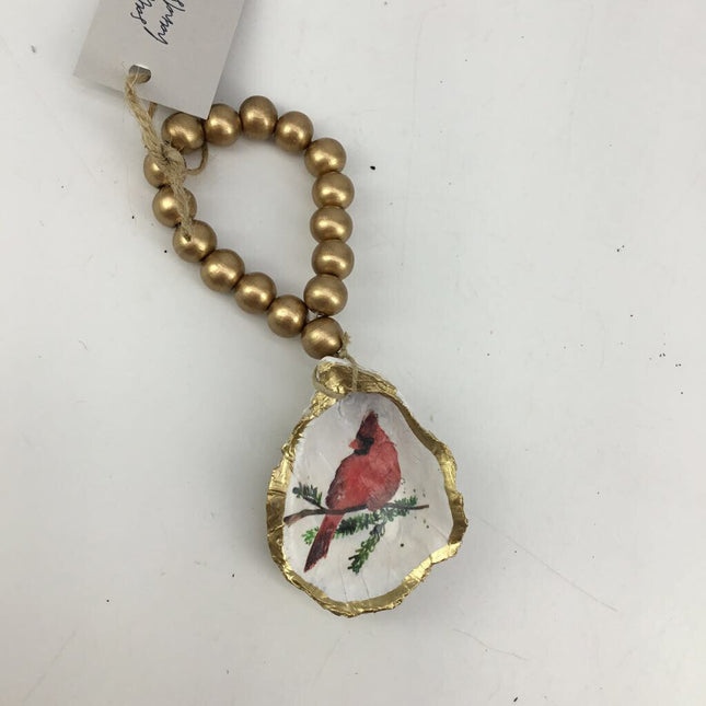 Oyster Ornament Cardinal