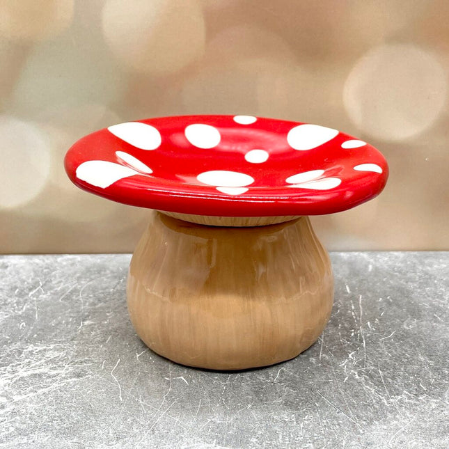 Mushroom Jar and Trinket Dish