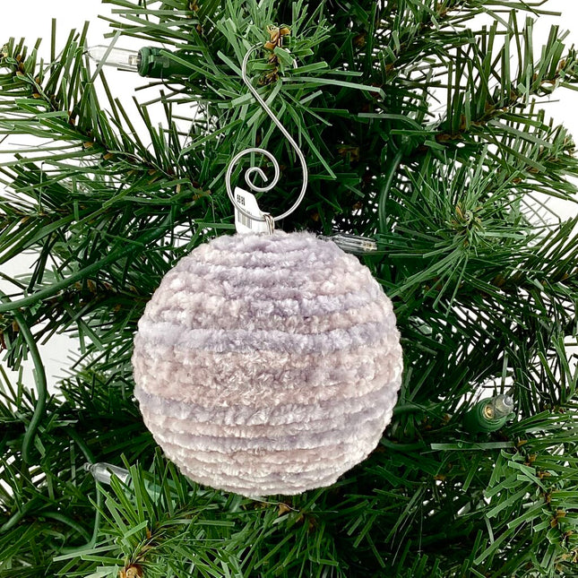 Speckled Grey shatterproof ornament