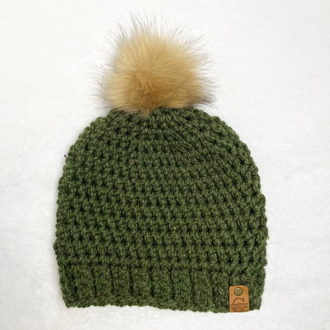 Pom Pom Hat (Adult) - Tweed Forest