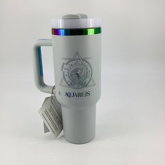 40 oz Tumbler Aquarius