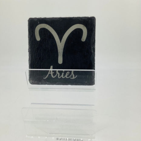 Slate Coaster Aries