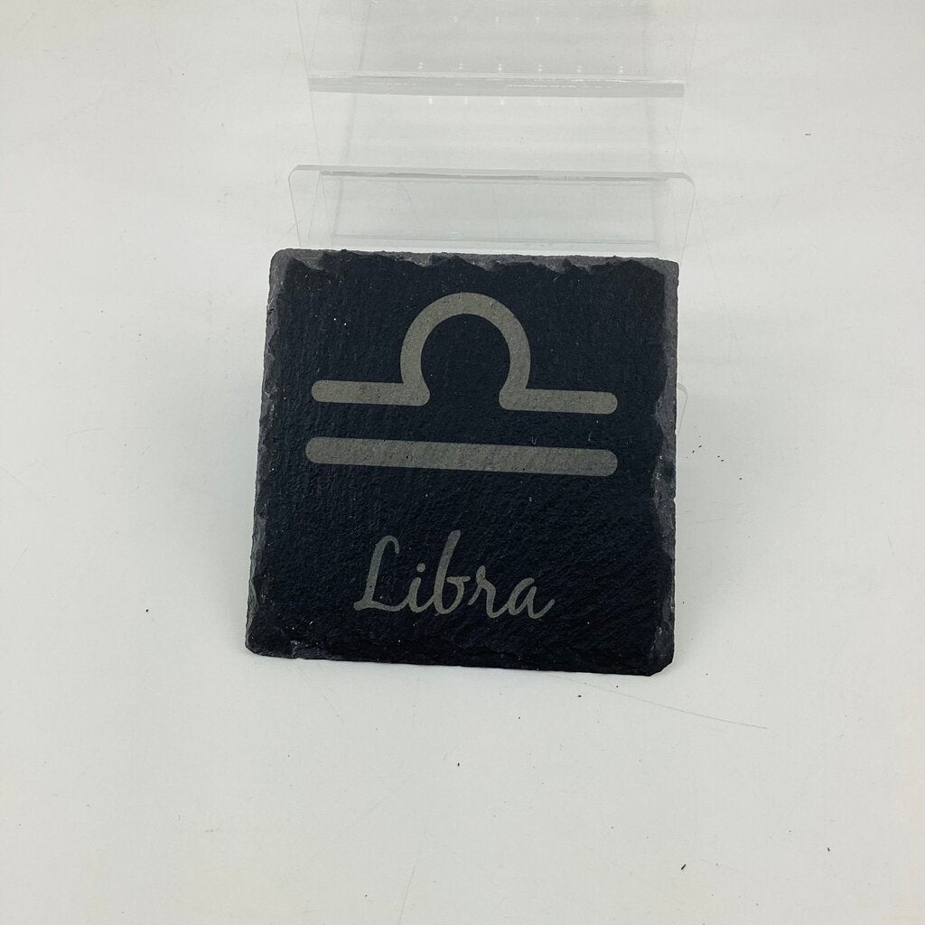 Slate Coaster Libra