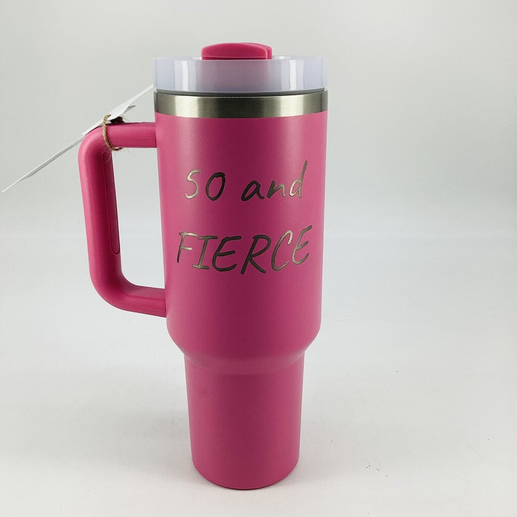 40 oz Tumbler 50 & Fierce