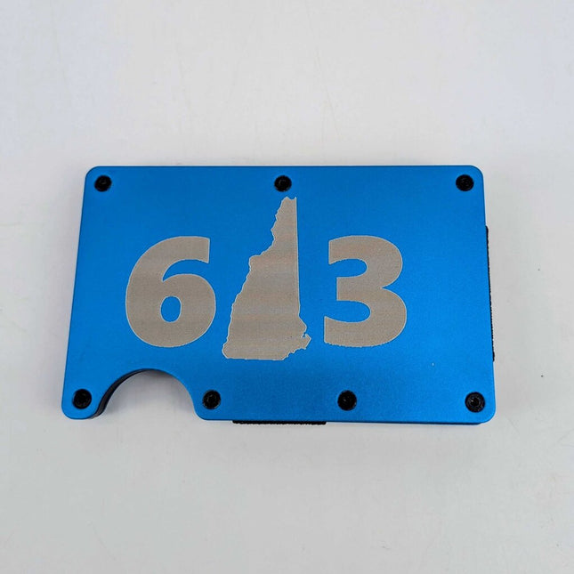 Laser Engraved Metal Wallet / Money Clip - 6NH3