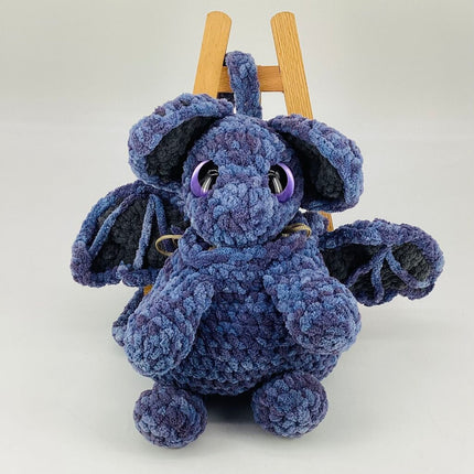 Blue and Purple Bat Bag