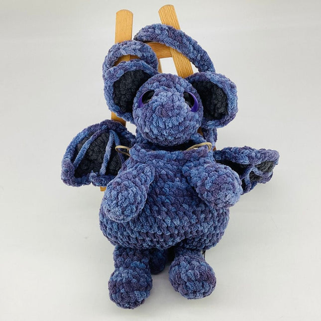 Blue and Purple Bat Bag