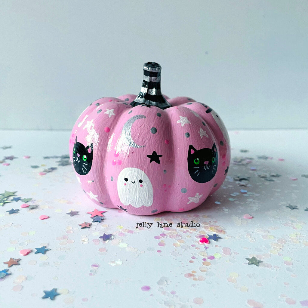 GHOST & KITTY PUMPKIN
