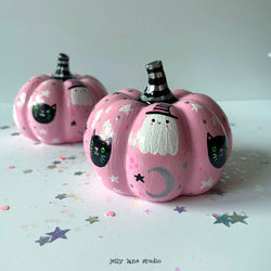 GHOST & KITTY PUMPKIN - view 2