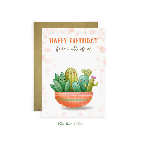 CACTUS BIRTHDAY CARD