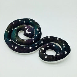 Rainbow Black Constellation Snake Plushie - view 2