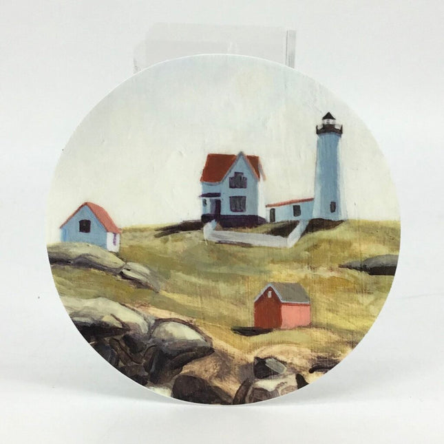 Nubble Light - Vinyl York Maine Lighthouse Sticker