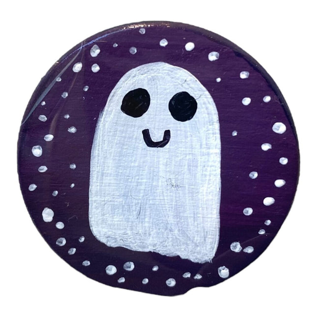 Little Ghost Circle Magnet